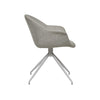 Globe West Occasional Chairs Globe West Daisy Spider Leg Office Chair - Winter Grey