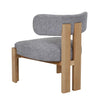 Globe West Occasional Chairs Globe West Ninette Occasional Chair - Sky Speckle, Natural Ash