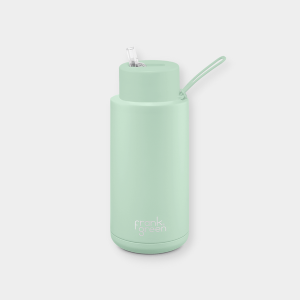 frank green 34oz Ceramic Reusable Bottle Mint Gelato