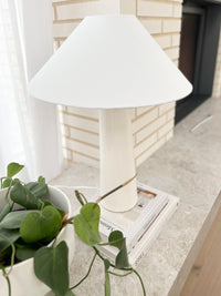 norsu interiors Lamps Ollie White Table Lamp