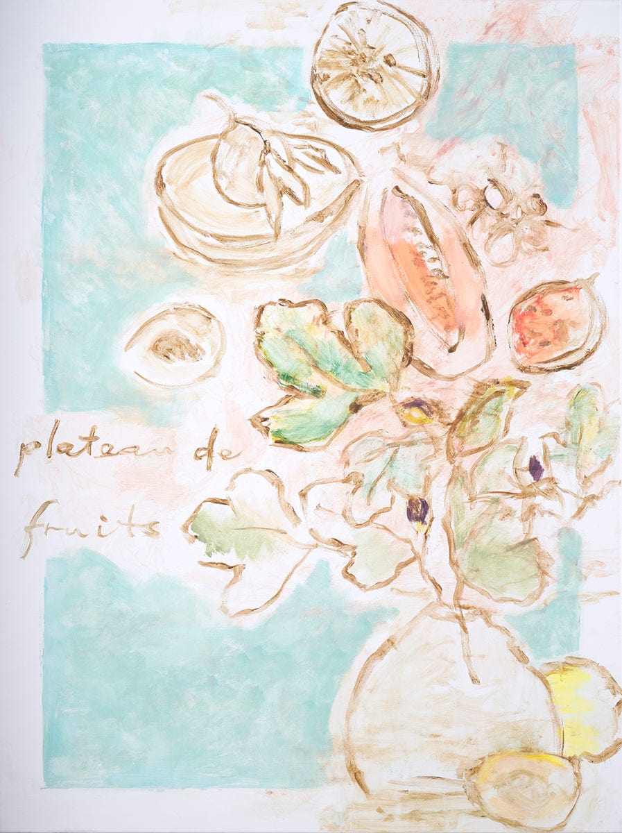 Marcia Priestley Prints Marcia Priestley Limited Edition Fine Art Canvas Print, Affiche Collection - Plateau De Fruits (7927798399225)
