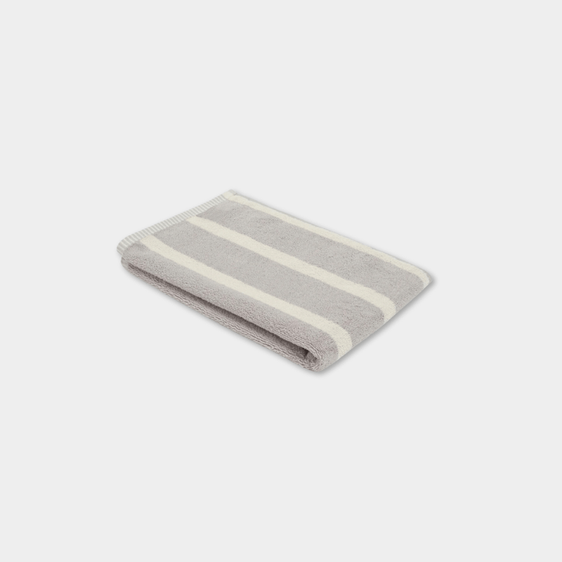 Loop Home Accessories Loop Home Hand Towel - Butter/Stone Bold Stripe