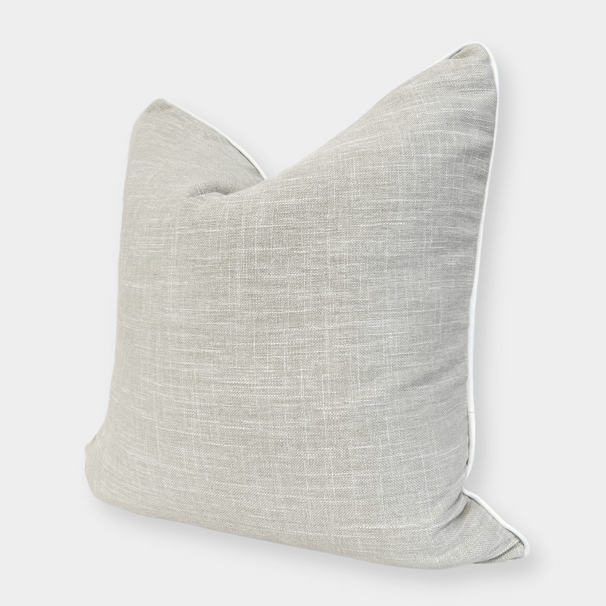 norsuHOME Cushions norsuHOME Cushion, Haze Fog with White Piping (7838133354745)