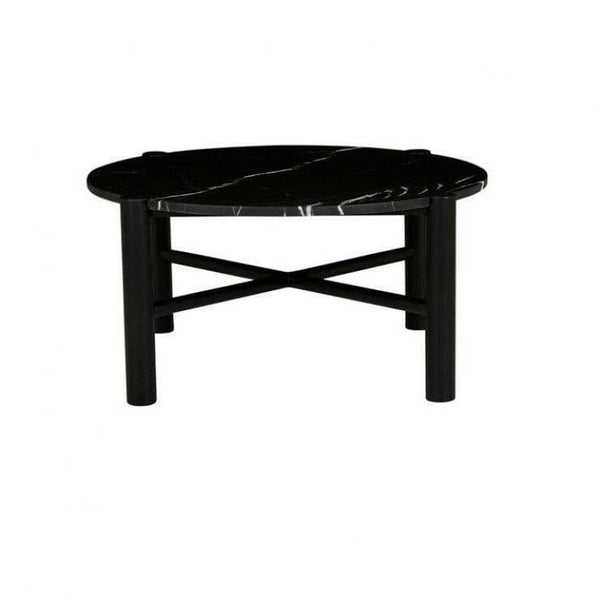 Globe West Artie Coffee Tables, Matte Black Marble Norsu Interiors