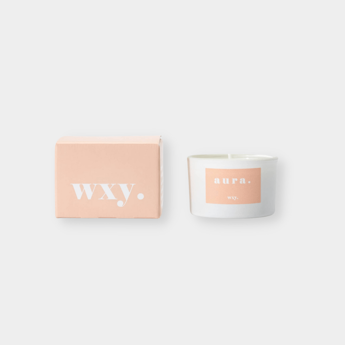 wxy. Accessories wxy. Aura 3oz Candle - White Woods + Amber (7817468805369)