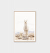 Middle of Nowhere Prints Middle of Nowhere 'Curious Llama' Framed Print