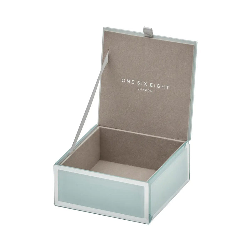 One Six Eight London Jewellery Box Sara Jewellery Box, Mint Small