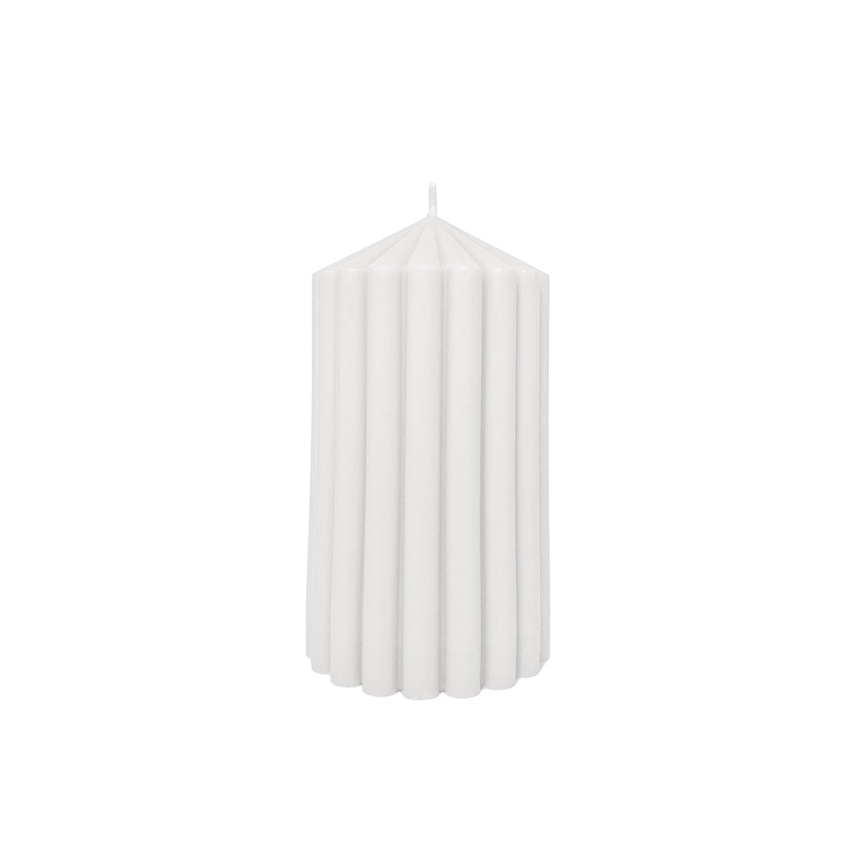 Arty Bub Candles Arty Bub, Carousel Candle, Short, White