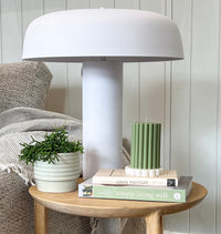 Globe West Lamps Easton Canopy Table Lamp - White