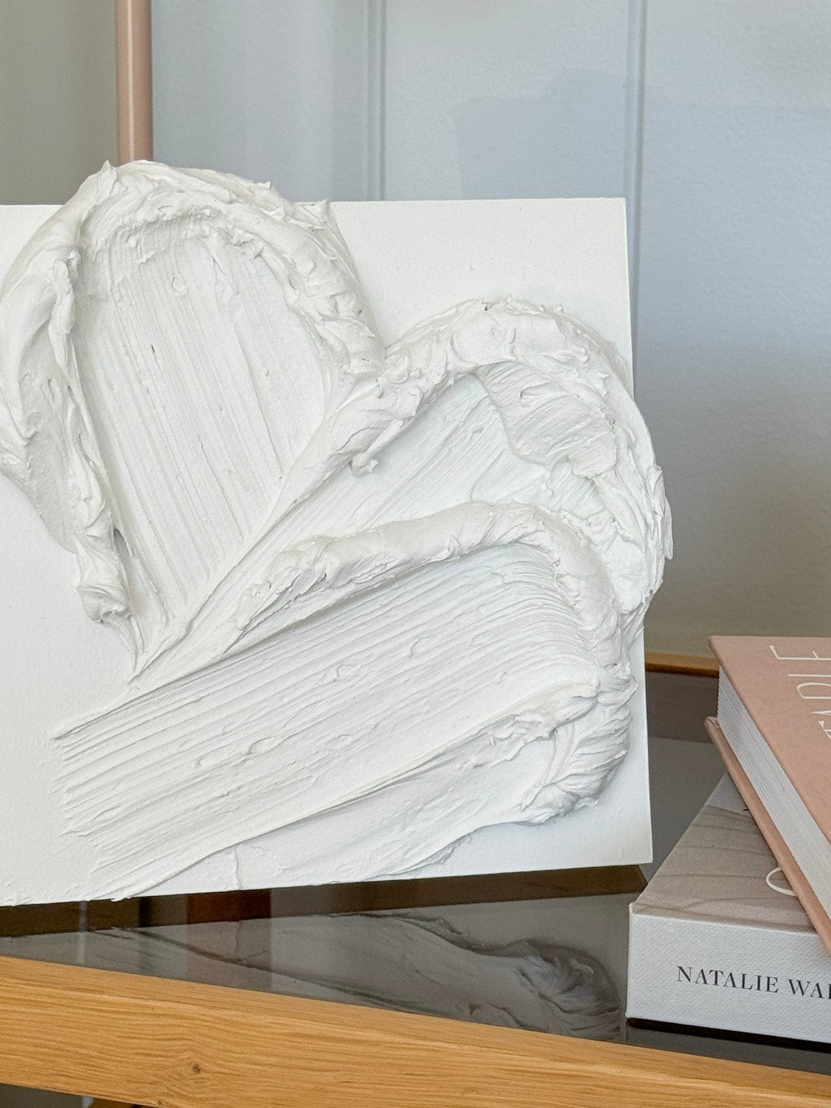 Adele Naidoo Adele Naidoo Textured Art Block - White - 18x18cm