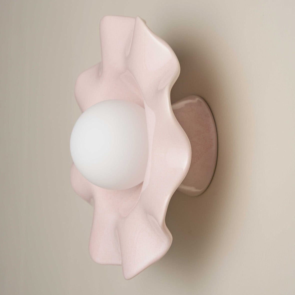 Robert Gordon Interiors Wall Sconce Robert Gordon Pearl Wall Sconce, Rose Quartz