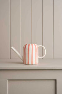 Robert Gordon Servingware Robert Gordon Watering Can - Coral Stripe Plant Parent