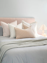 norsu interiors Beds norsuHOME Blush Boucle Bedhead