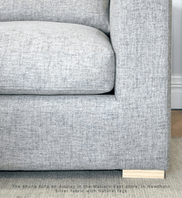 Molmic Sofas Molmic Shona sofa, Hawthorn Silver Fabic with Oak Timber Legs (7908354588921)