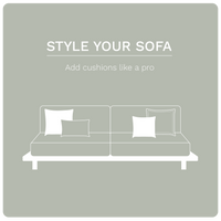 Norsu Interiors eservice Add Cushions like a PRO eService - Small Sofa (3-5 cushions)