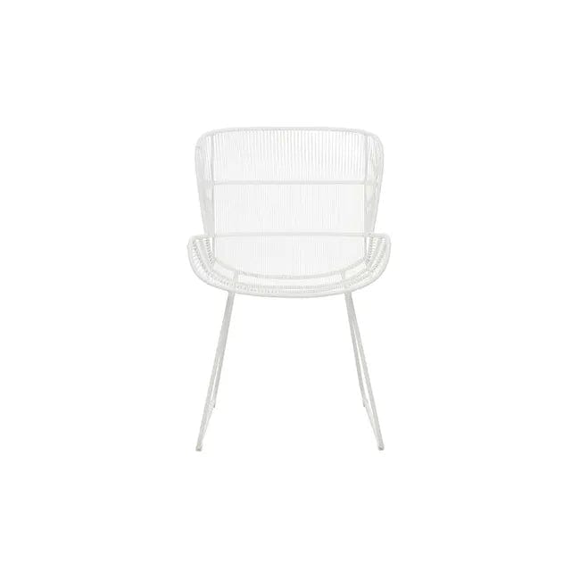 Globe West Dining Chairs Granada Butterfly Dining Chair - White