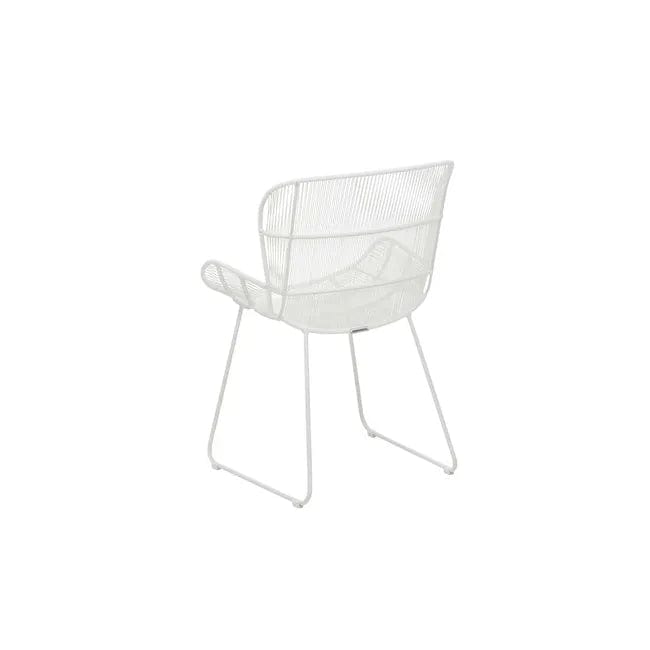 Globe West Dining Chairs Granada Butterfly Dining Chair - White