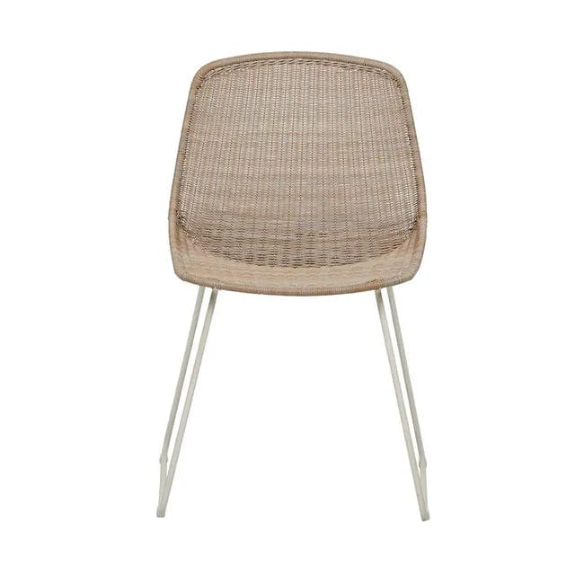 Globe West Dining Chairs Globe West Granada Scoop Closed Weave Dining Chair, Linen/Sand (7953849975033)