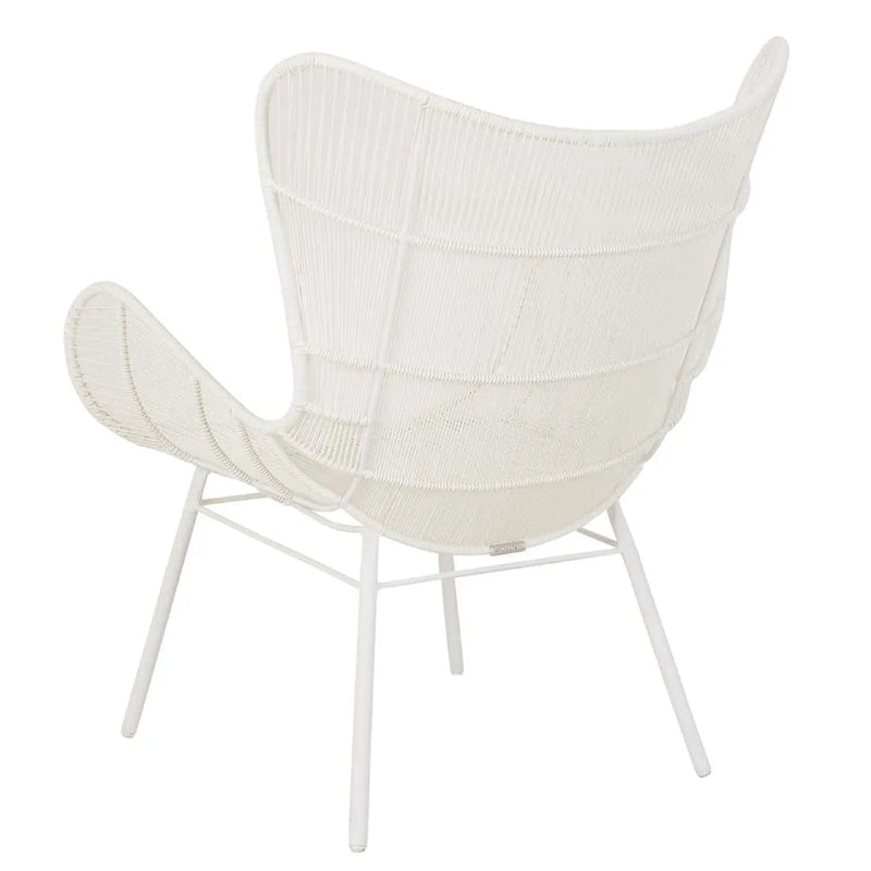Globe West Occasional Chairs W935 X D790 X H660MM Mauritius Wing Occasional Chair White