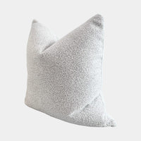 norsuHOME Cushions norsuHOME Cushion - Flax Boucle with White Leather piping, Various Sizes