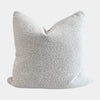 norsuHOME Cushions norsuHOME Cushion - Flax Boucle with White Leather piping, Various Sizes