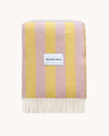 Mason Deux Blankets & Throws Maison Deux Candy Wrap Blanket Pink Yellow