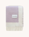 Mason Deux Blankets & Throws Maison Deux Color Block Blanket Lilac