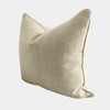 norsuHOME Cushions norsuHOME Cushion - Linseed Boucle with Blush Leather piping, Various Sizes