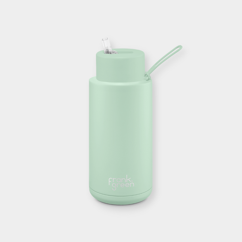 Frank Green Drink Bottle Frank Green Ceramic Reusable Bottle - 34oz / 1,000ml, Mint Gelato (7956778352889)