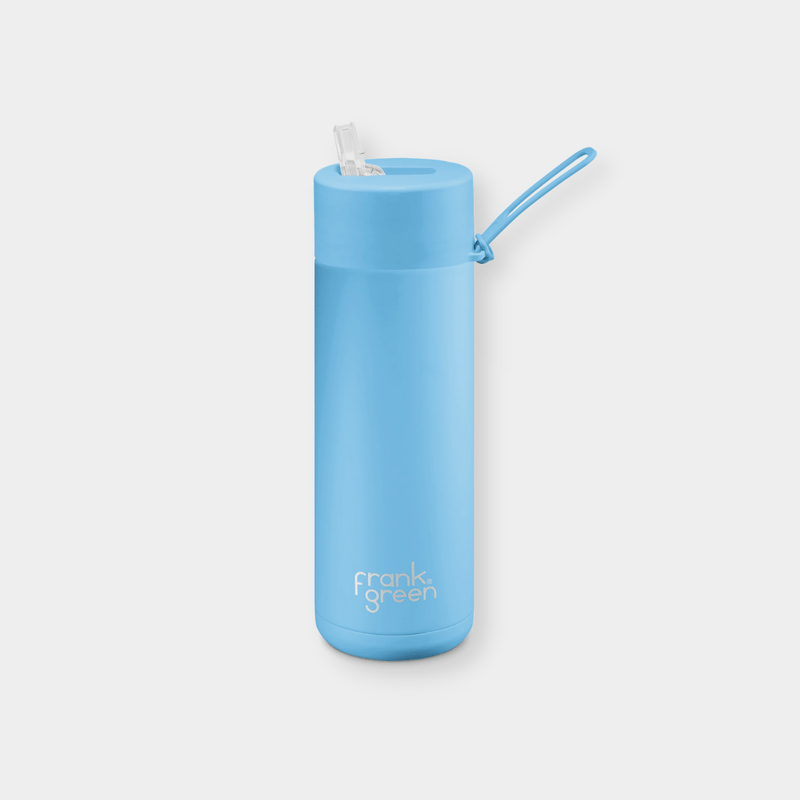 Norsu Interiors Drink Bottle Frank Green Ceramic Reusable Bottle - 20oz / 595ml, Sky Blue (7956769145081)