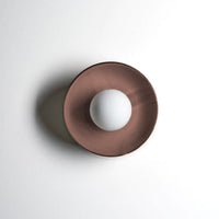 Robert Gordon Interiors Pendants Norsu Cabin x Robert Gordon Dish Wall Sconce, Dusty Rose