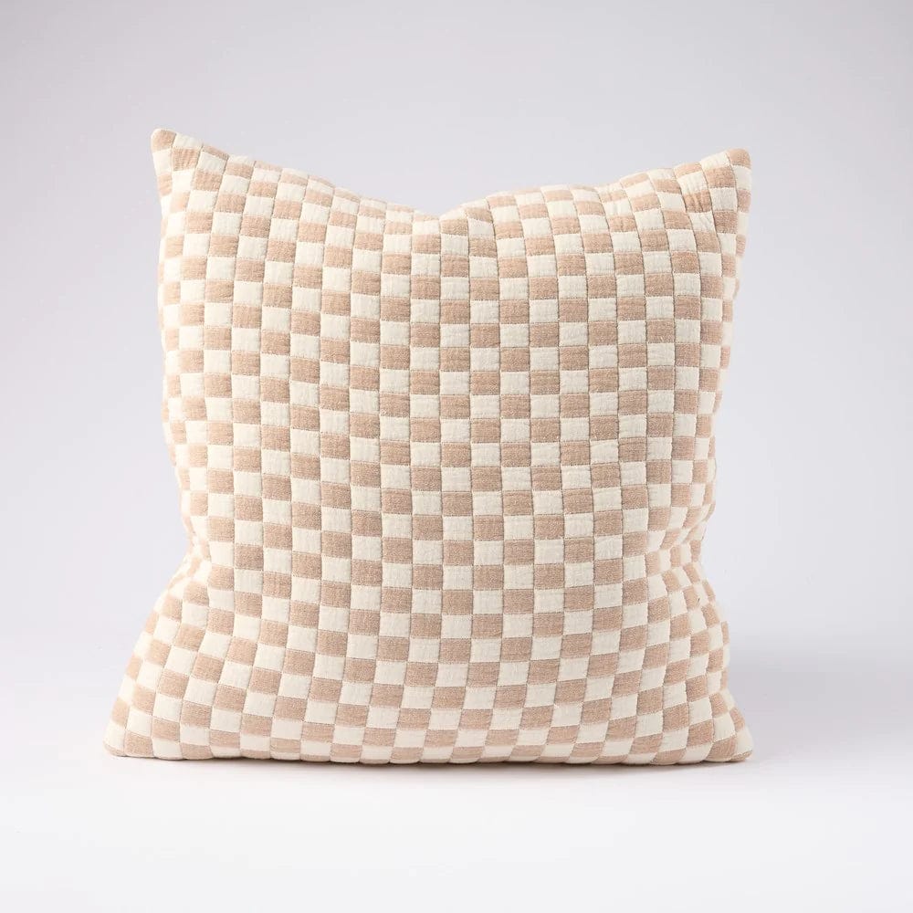 Eadie Lifestyle Cushions Eadie Lifestyle Gambit Cushion - Various Sizes, White/Nutmeg (7952832364793)