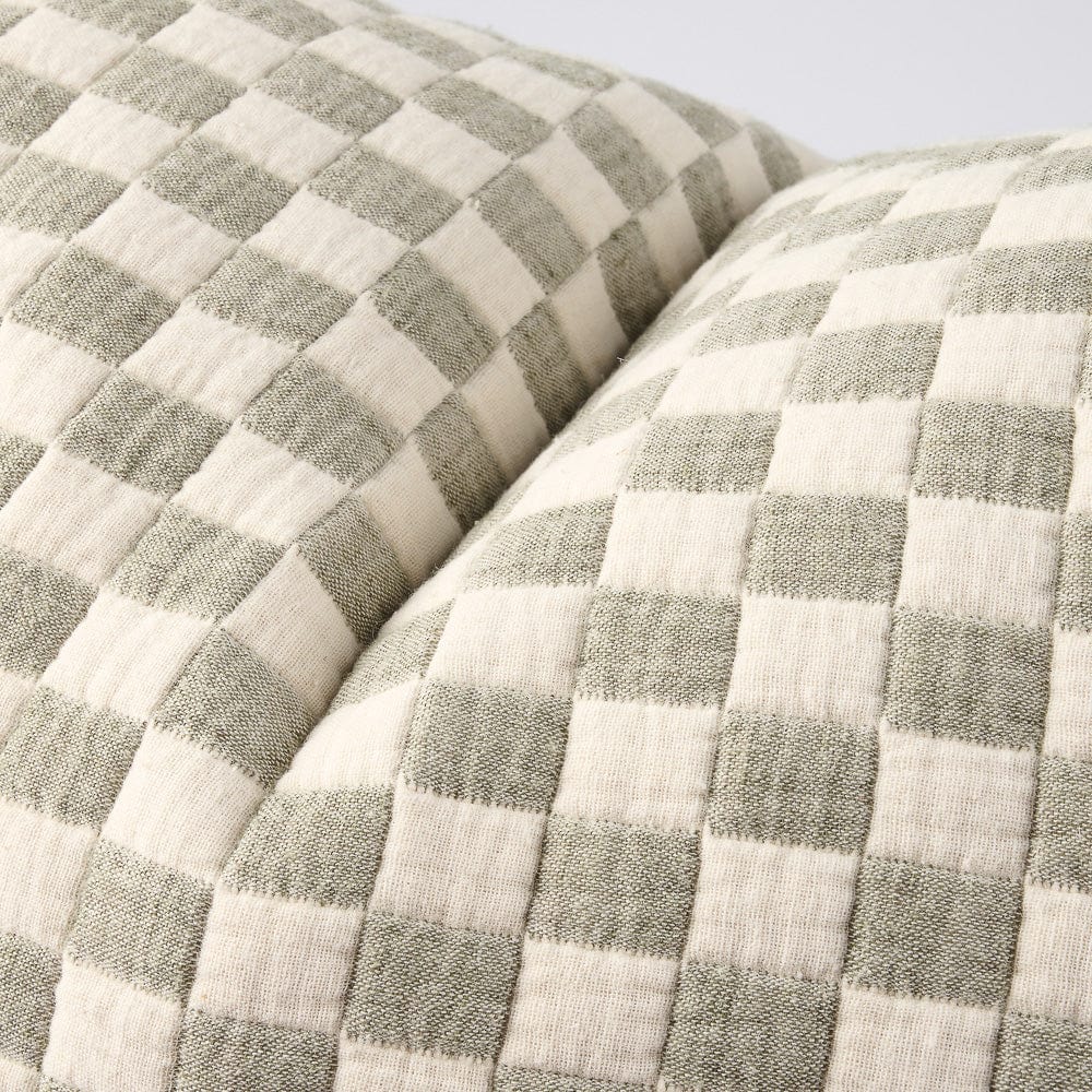 Eadie Lifestyle Cushions Eadie Lifestyle Gambit Cushion - Various Sizes, White/Pistachio (7952832823545)