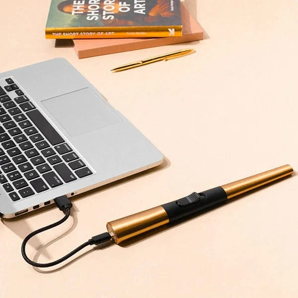 Flint Candle Lighter Flint - USB Candle Lighter - Brass