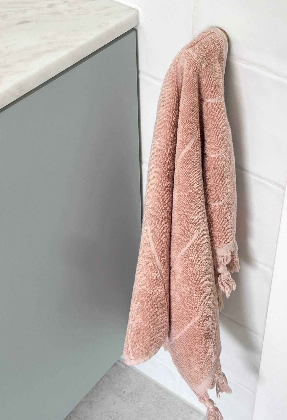 Aura Home Accessories Paros Hand Towel - Pink Clay