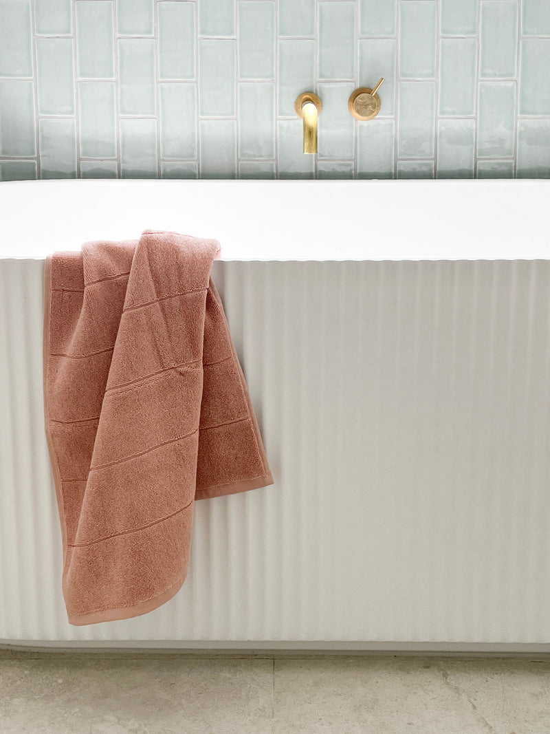 Aura Home Accessories Paros Bath Mat - Pink Clay