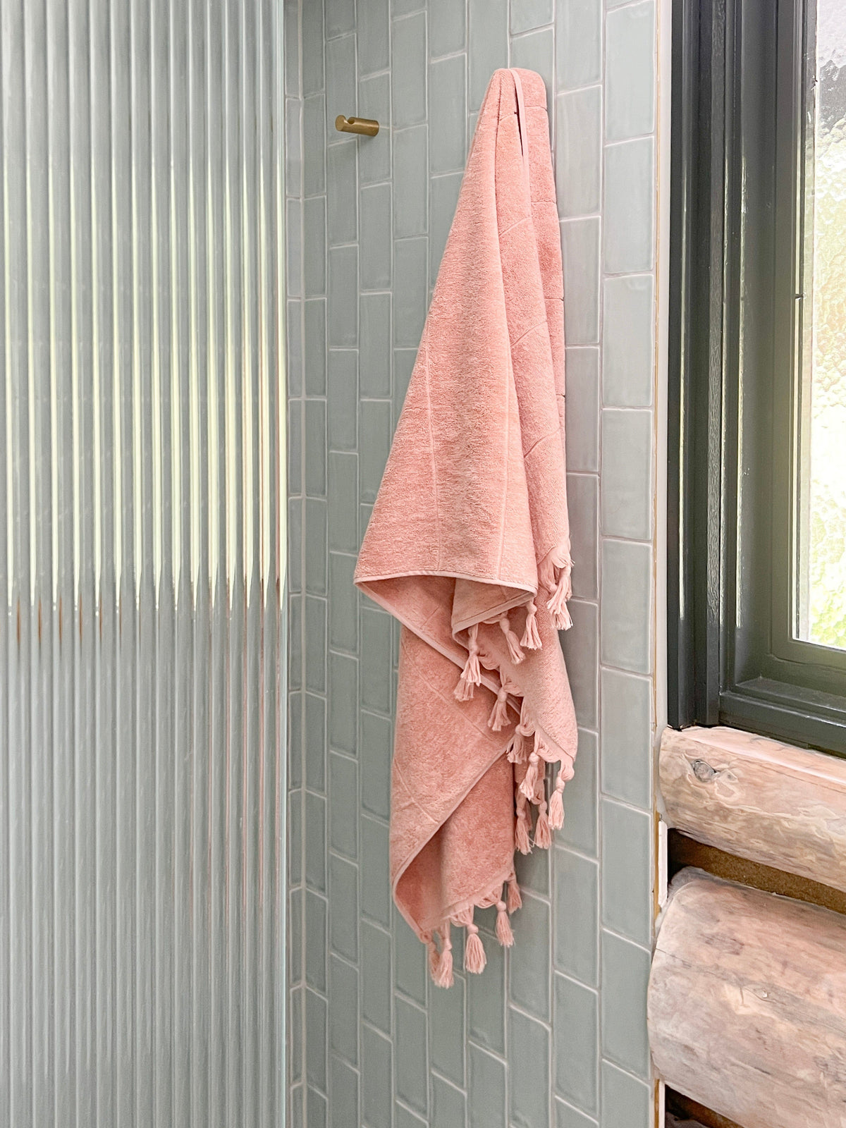 Aura Home Accessories Paros Bath Towel - Pink Clay