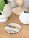 Black Blaze placemats & coasters Black Blaze - Calacatta Viola Marble Coaster Set