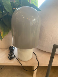 La Forma Lamps Brittany Table Lamp- White/Grey (ex-floorstock, pick up only) (7740891005177)