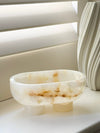 CoTheory Accessories CoTheory The Muse Footed Oval Tray - White Onyx