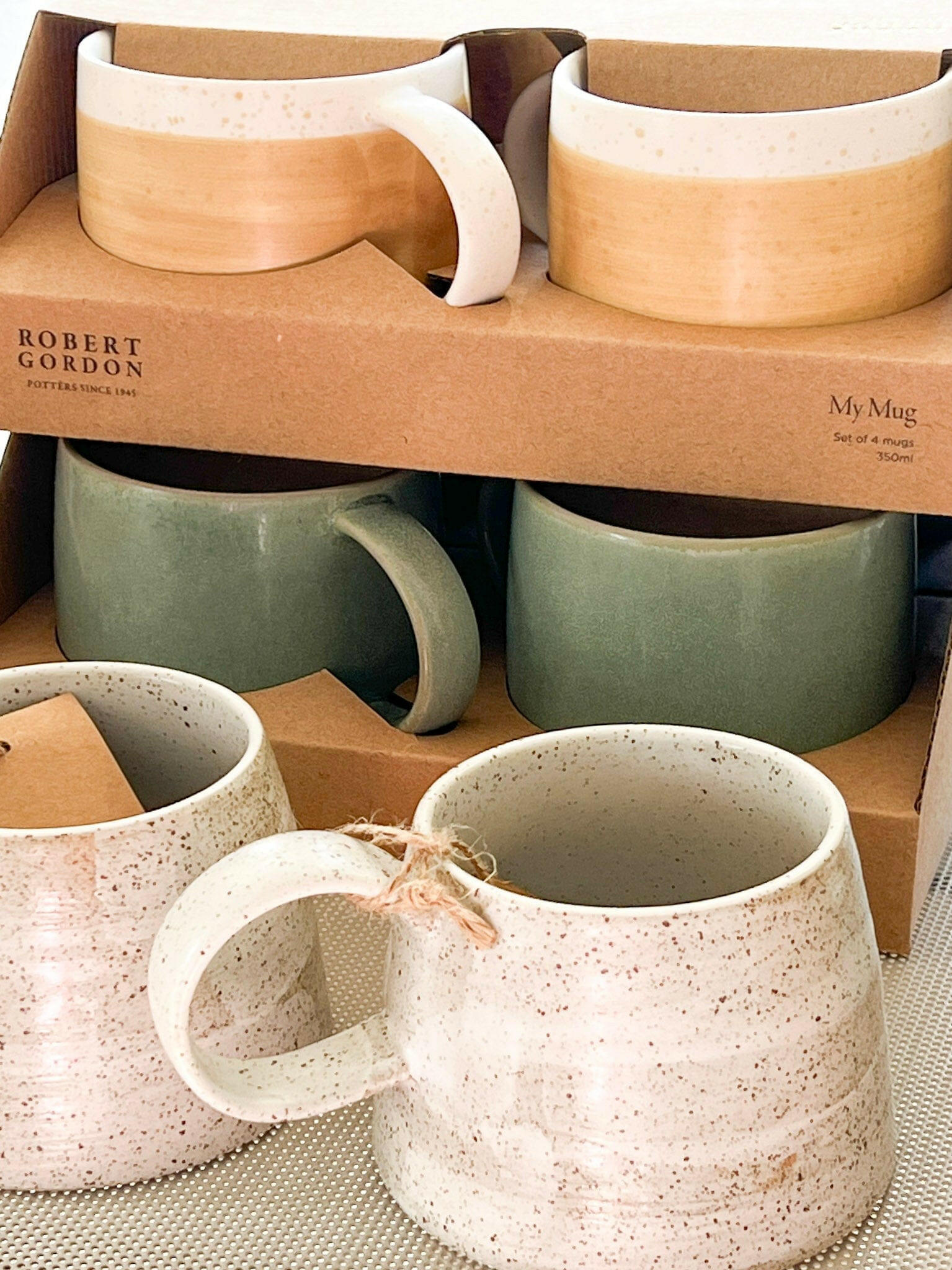 Robert Gordon Large Handled Ceylon Mug White Norsu Interiors