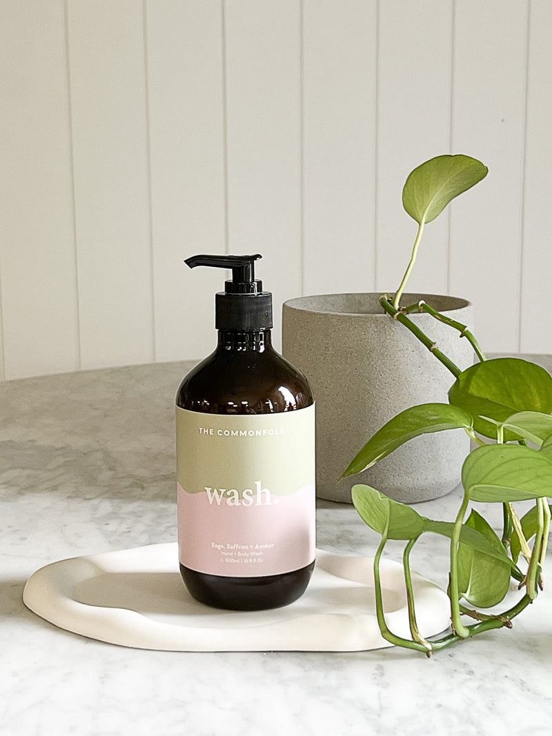 The Commonfolk Collective Hand Wash & Lotion The Commonfolk Collective, Waves/Terra Hand + Body Wash - Sage, Saffron and Amber