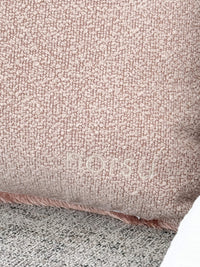 norsuSTUDIO Cushions norsu STUDIO - Limited Edition Fringe Collection Cushion - Blush Boucle 40 x 60cm