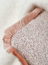 norsuSTUDIO Cushions norsu STUDIO - Limited Edition Fringe Collection Cushion - Blush Boucle 50 x 50