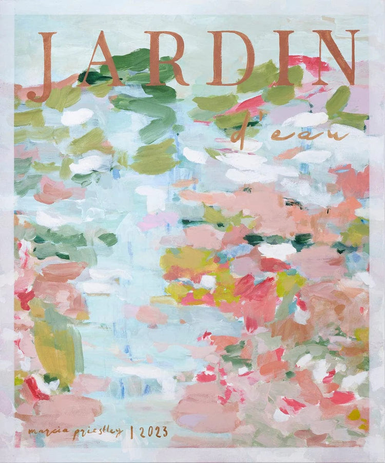 Marcia Priestley Prints Marcia Priestley Limited Edition Fine Art Canvas Print, Affiche Collection - Jardin D'eau (7927778443513)