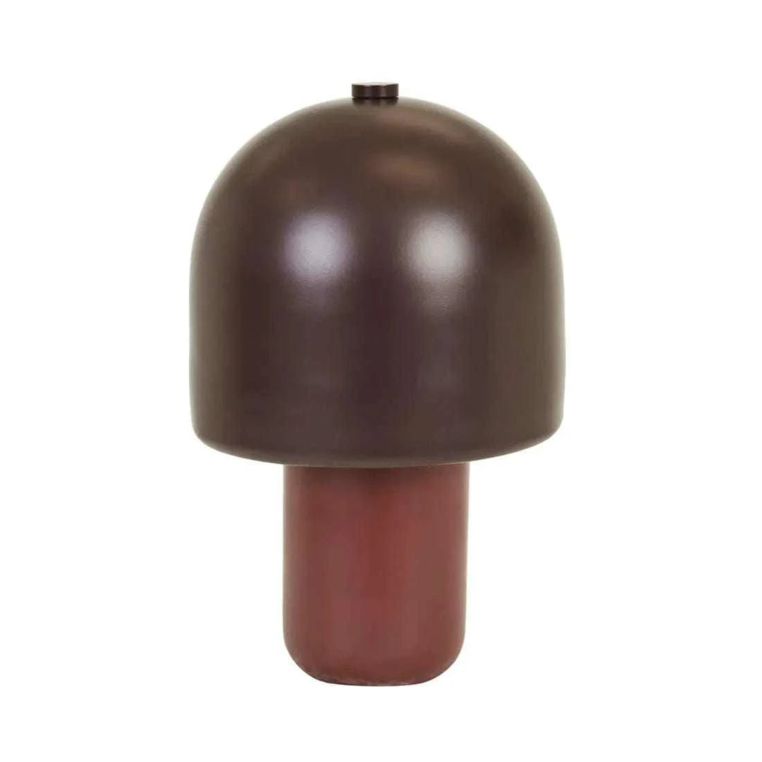 Globe West Lamps Globe West Easton Button Table Lamp - Berry/Burgundy