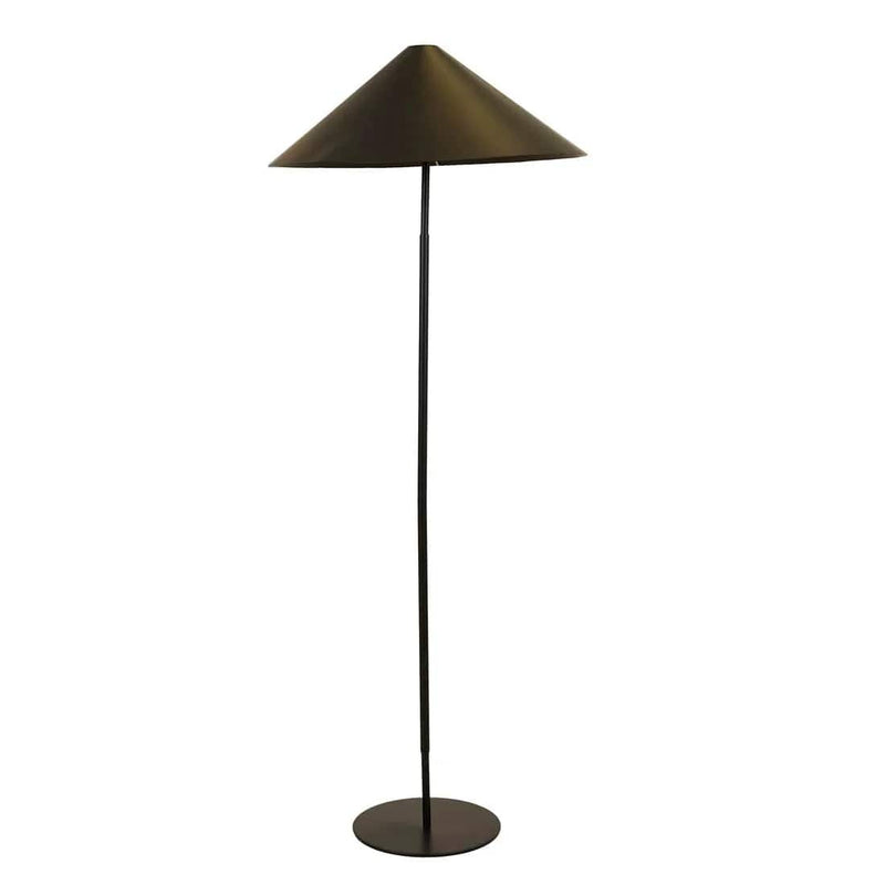 Globe West Lamps Globe West Easton Shelter Floor Lamp - Charcoal