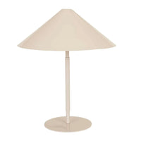 Globe West Lamps Globe West Easton Shelter Table Lamp - Pearl Stone