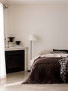 L&M Home Blankets & Throws L&M Home Etro Chocolate Lumbar Velvet Cushion