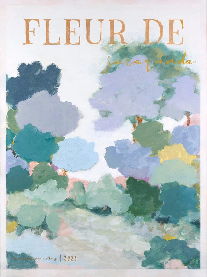 Marcia Priestley Prints Marcia Priestley Limited Edition Fine Art Canvas Print, Affiche Collection - Fleur De Jacaranda (7927798137081)